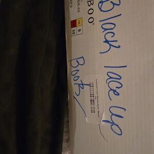 BAMBOO Elegant Black Heeled Boots